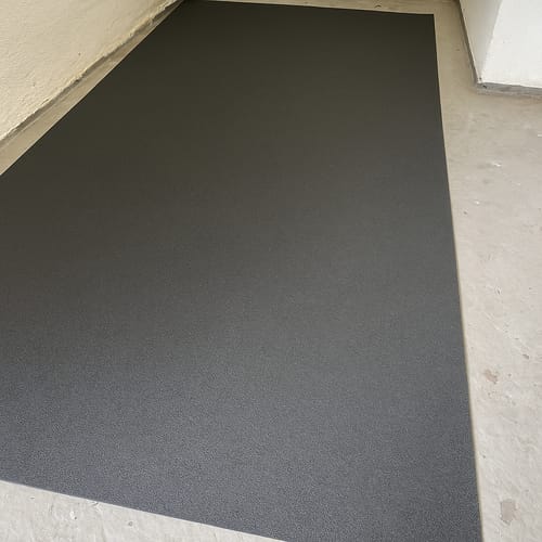 Customer photo review of 6mm Rubber Sheet Matting Durable, Slip-Resistant, Easy to Clean for Commercial & Industrial Use Versatile Flooring Solution - Linear Metre