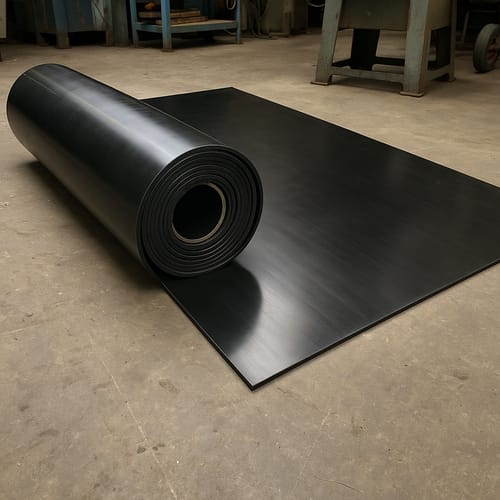 Customer photo review of Industrial Grade Rubber Sheet 1.5mm to 25mm Thick Heavy Duty, Abrasion-Resistant, Custom Cut Lengths 1.4m Wide Rolls, Ideal for Tough Applications
