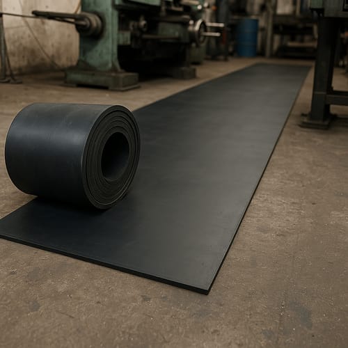 Customer photo review of Industrial Grade Rubber Sheet 1.5mm to 25mm Thick Heavy Duty, Abrasion-Resistant, Custom Cut Lengths 1.4m Wide Rolls, Ideal for Tough Applications