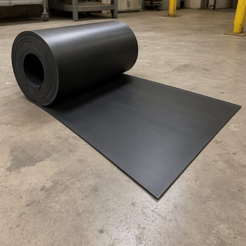 Customer photo review of Industrial Grade Rubber Sheet 1.5mm to 25mm Thick Heavy Duty, Abrasion-Resistant, Custom Cut Lengths 1.4m Wide Rolls, Ideal for Tough Applications