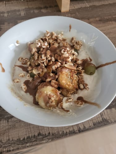 Customer photo review of Mandelprotein Porridge Bio - Natur Mehrpackaktion