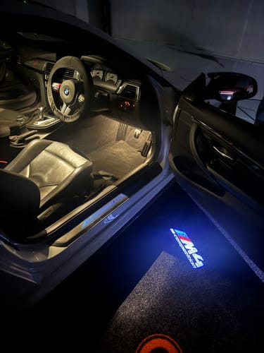 Customer photo review of BMW F SERIES DOOR LIGHTS