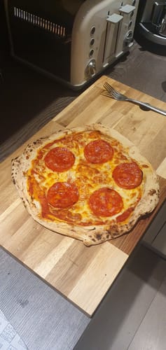 Customer photo review of Sourdough Pizza Bases