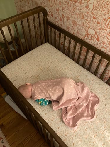 Customer photo review of 4 Season® Ultimate Baby Sleep Bag, Merino Wool & Organic Cotton, Rose