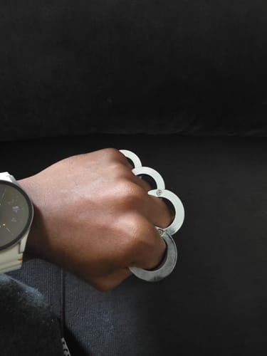 Bernard S. review of ZINC ALLOY FOLDING BRASS KNUCKLES SELF-DEFENSE TOOL image 1 out of 1