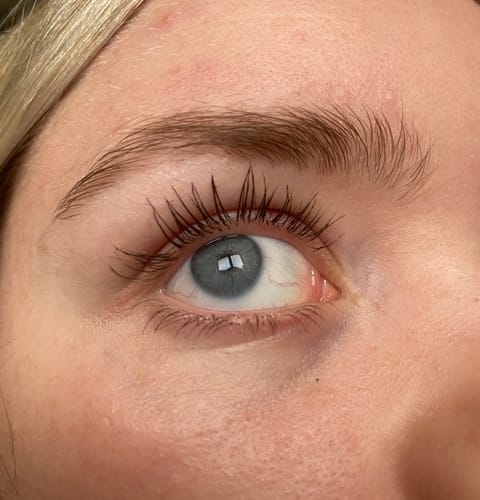 Customer photo review of Lash Growth Serum