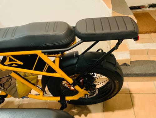 Customer photo review of Rear Rack for Cavet Air