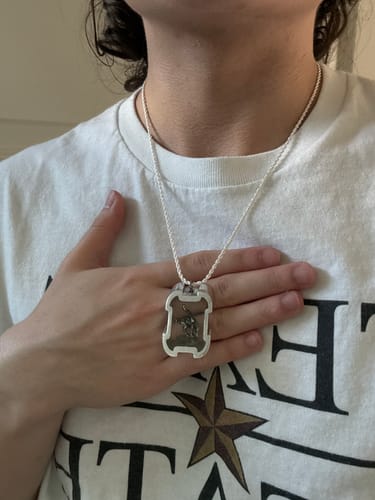 Customer photo review of 2MM STERLING SILVER ROPE CHAIN