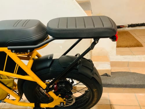 Customer photo review of Rear Rack for Cavet Air