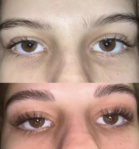 Customer photo review of Premium Wimpernserum