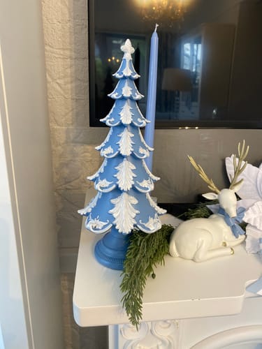 Customer photo review of Blue and White Christmas Tree