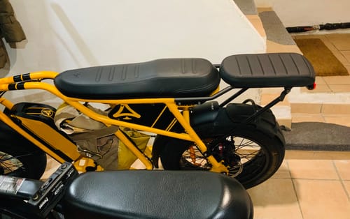 Customer photo review of Rear Rack for Cavet Air