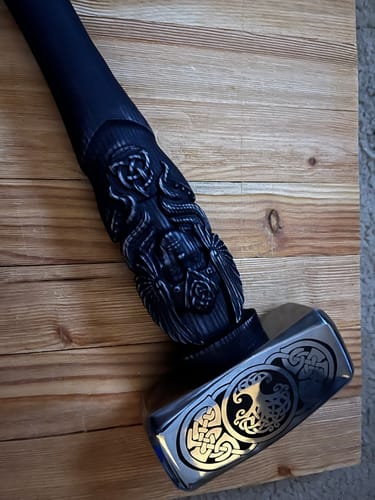 Customer photo review of Viking hammer "Brynhildr"