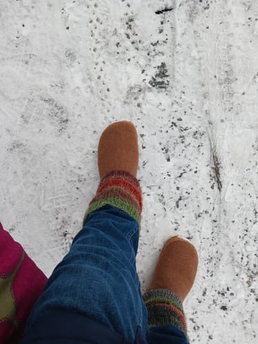 Customer photo review of Vaistoa Sulo -paljasjalkanilkkurit