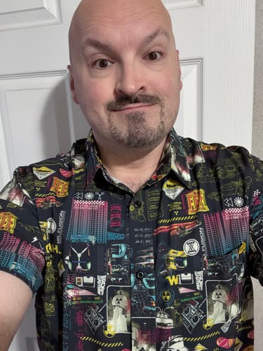 Customer photo review of Back to the Future "Flux Overload" – KUNUFLEX Short Sleeve Shirt