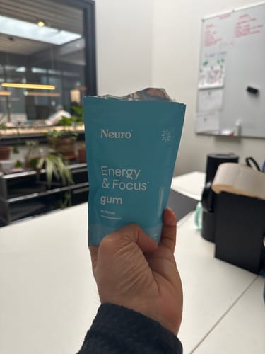 Customer photo review of Energy & Focus Gum