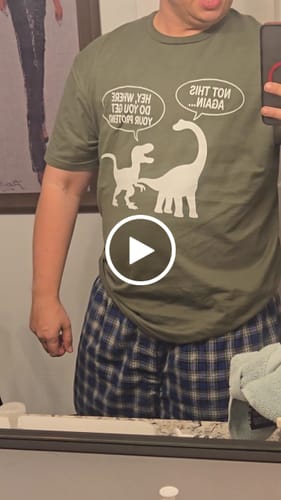 Customer video review of Dinosaur Protein T-Shirt