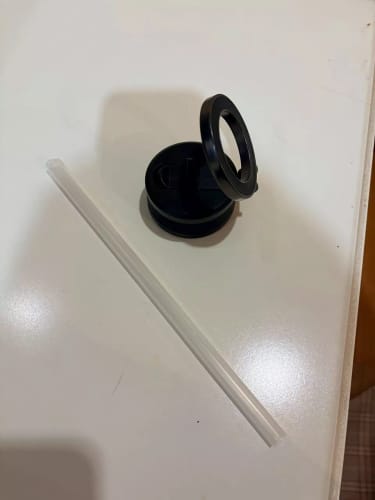 Customer photo review of Oversized Bottle Caplock™ Straw Cap ONLY
