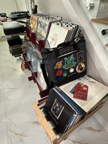 Customer photo review of The Ultimate Vinyl Record Carry Bag V2.0