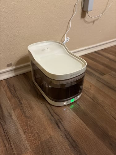 Customer photo review of Wireless Weight-Sensing Pet Fountain