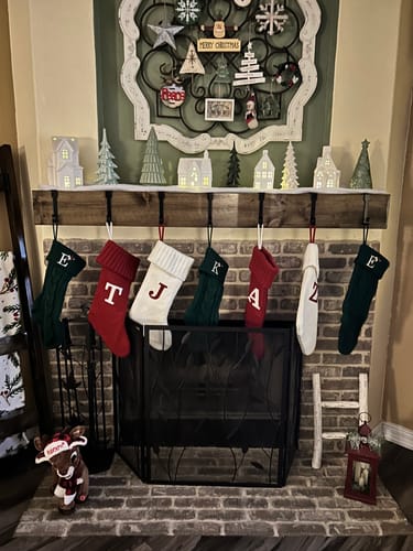 Customer photo review of Rustic Mantels