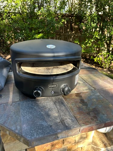 Customer photo review of Festa Pizza Oven Essentials Bundle