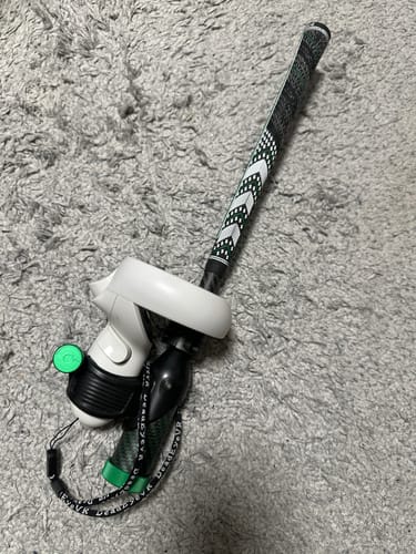 Customer photo review of DriVR Elite Mini - Adjustable VR Weighted Golf Club Handle Accessory - Compatible with Quest 2, 3/3s, and Pro