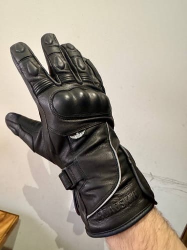 Customer photo review of Roadskin Easyrider Winter Motorcycle Gloves