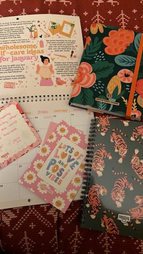 Customer photo review of 2026 Dated Calendar: A Self-Love Journey