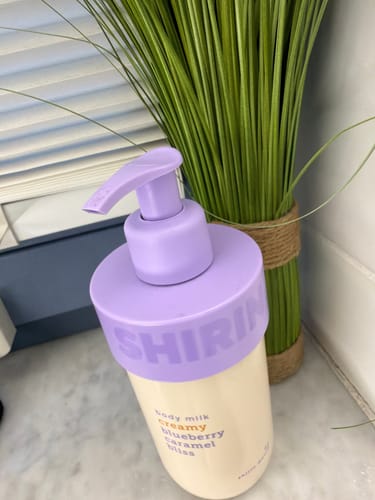 Customer photo review of Body Milk Creamy Blueberry Caramel Bliss