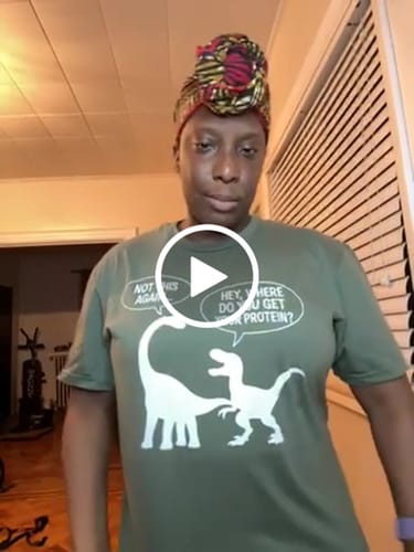 Customer video review of Dinosaur Protein T-Shirt