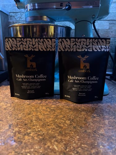 Customer photo review of Mushroom Coffee