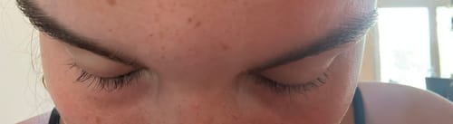Customer photo review of LASHCOCA!NE & BROWCOCA!NE