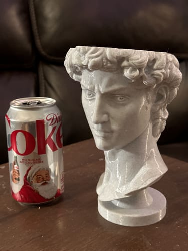 Customer photo review of Marble PETG Filament 1.75mm 1kg