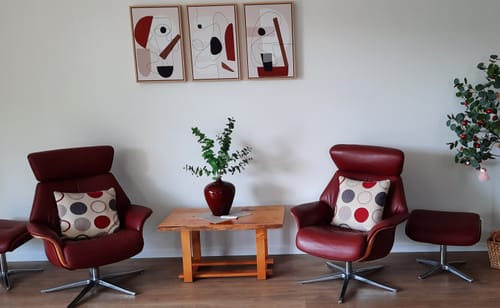 Customer photo review of Shapings of Life, Abstract Art Trio