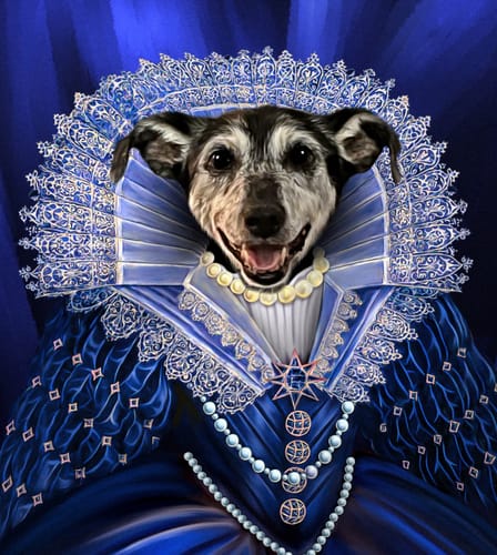 Customer photo review of 'The Baroness' Custom Pet Mug