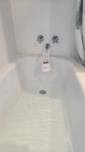 Customer photo review of Evolved H2O™ Advance Bath Filter