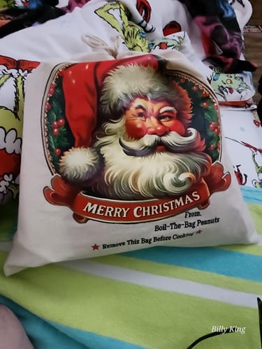 Customer photo review of Santa Snack Sack