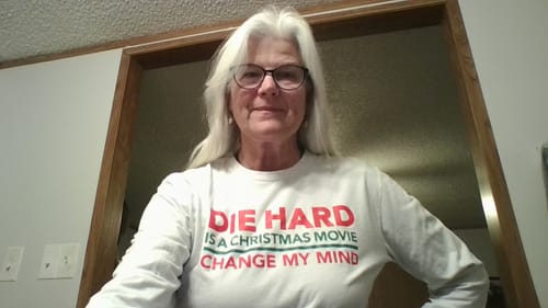 Customer photo review of O.G. Die Hard Is A Christmas Movie Long Sleeve