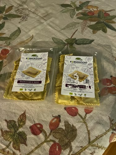 Customer photo review of Ravioli Fermaggio® Radicchio e noci 250g Bio