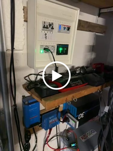 Customer video review of Redodo 24V 200Ah Lithium LiFePO4 Batterie