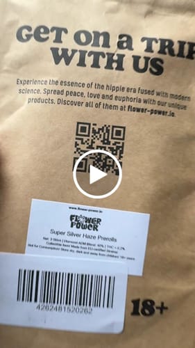 Customer video review of 🪙 Super Silver Haze Prerolls - POWER LVL: 4/5