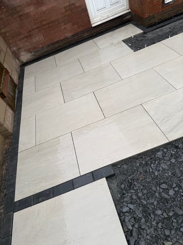 Customer photo review of Kandala - Grey Porcelain Paving Tiles - 900 x 600 x 20mm