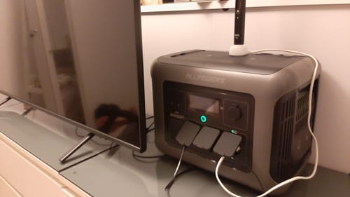 Customer photo review of ALLPOWERS R1500 Mit 100W Solarpanel | 1800W Solargenerator