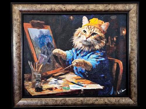 Customer photo review of Feline Artist