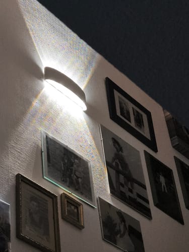 Customer photo review of Moderne Beleuchtung, Innen- oder Außenbereich: Die vielseitige LED-Wandleuchte