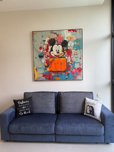 Customer photo review of Abstract Graffiti Art #GA091