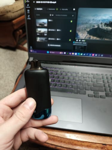 Customer photo review of Blue Razz CBD Vape Pen