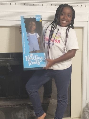 Customer photo review of Healthy Roots Doll: Zoe