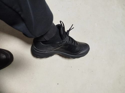 Customer photo review of Baasploa Men Hiking Shoes 2025 Litchi Leather High Quality Male Trekking Climbing Sneakers Non-slip Luxury Designer Outdoor Shoe